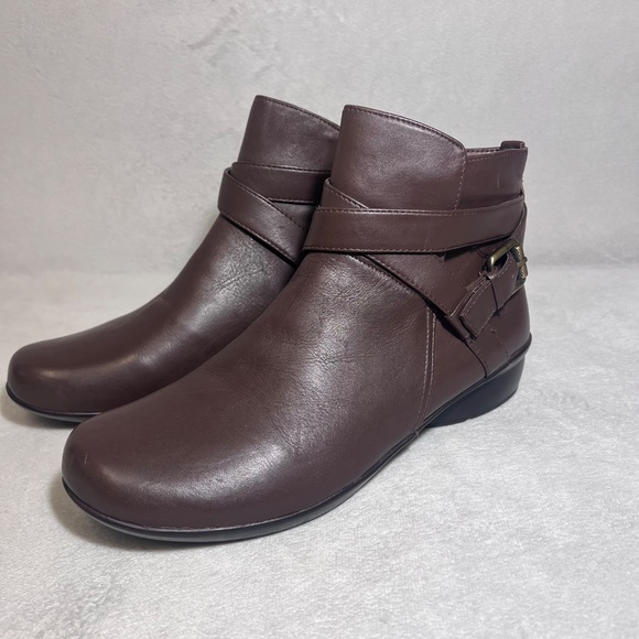 Naturalizer Women's Casandra Booties Brown Color Leather Size 10.5M - Picture 3 of 13
